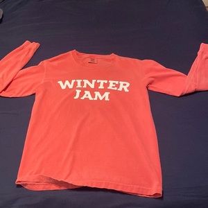 NWOT winter jam music shirt